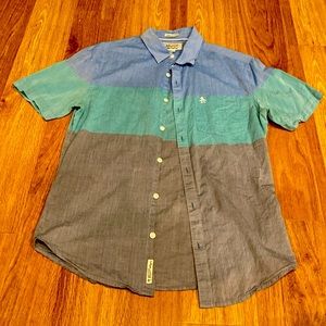 Penguin short sleeve collard shirt